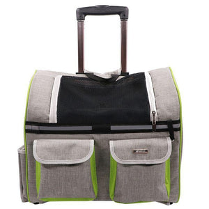 Pet Carrier Backpack with Wheels