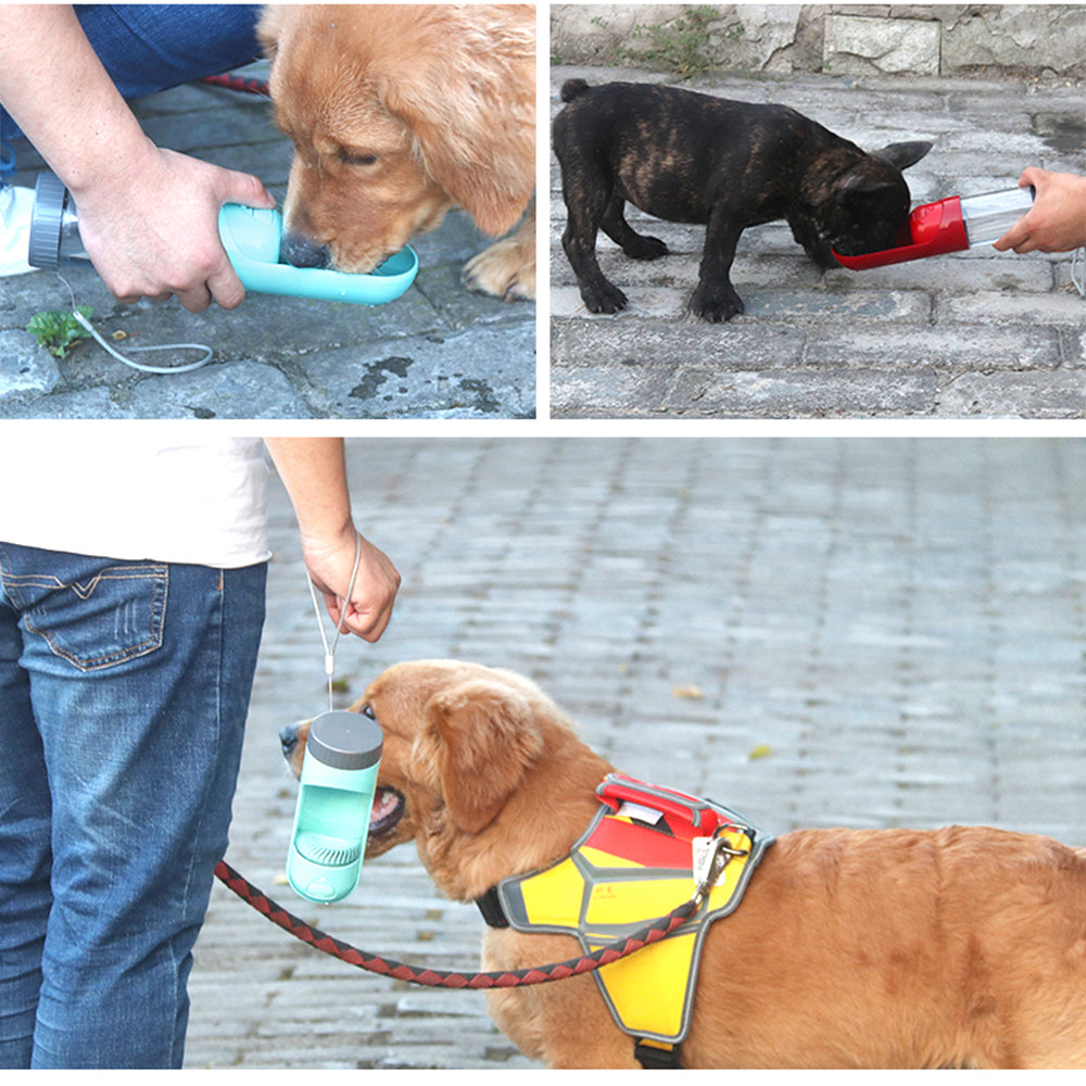 Dog Travel Feeder Leak-Proof Bottle
